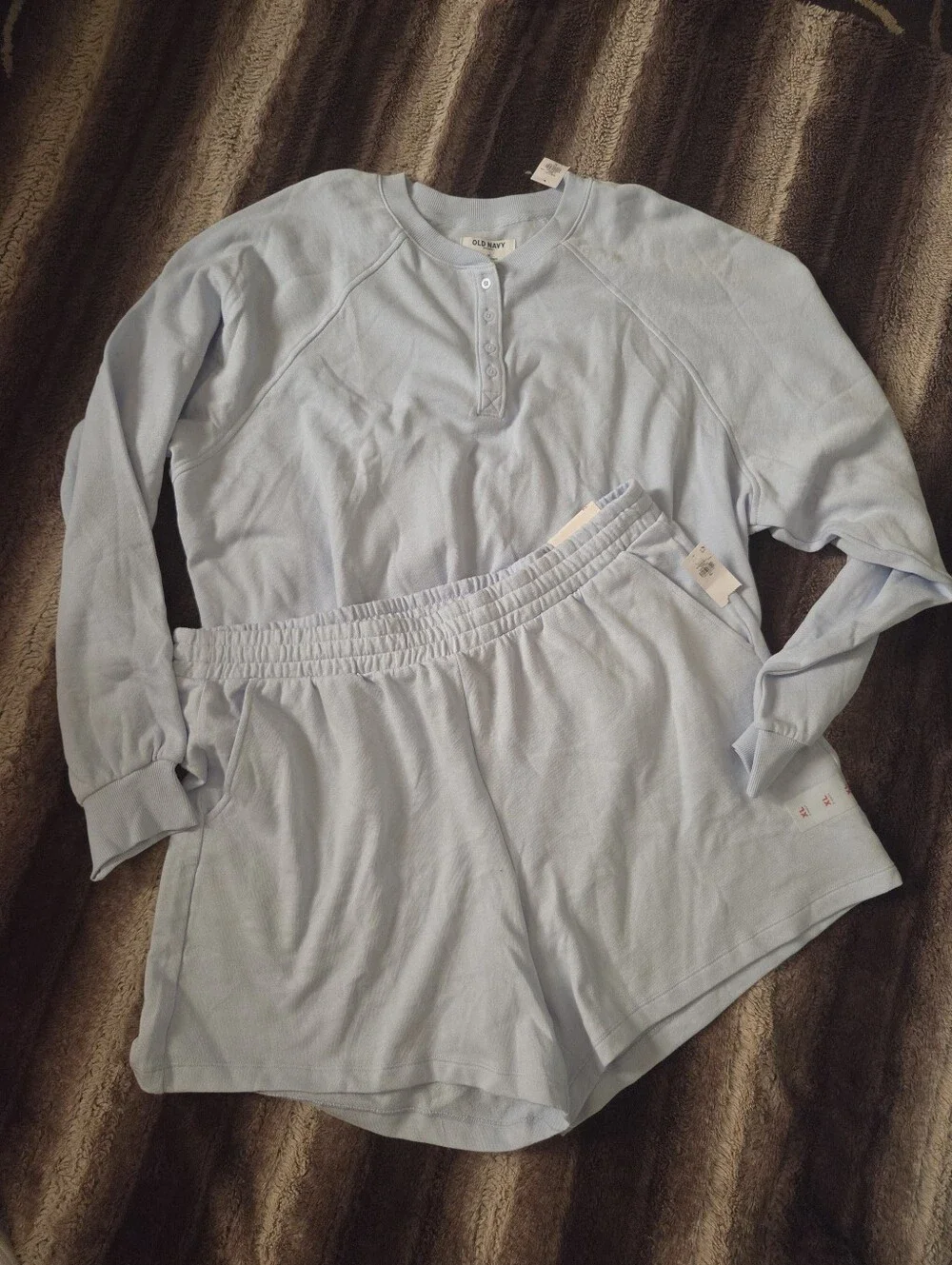 Old Navy So Comfy Matching Set Sweatshirt & Shorts Size XL